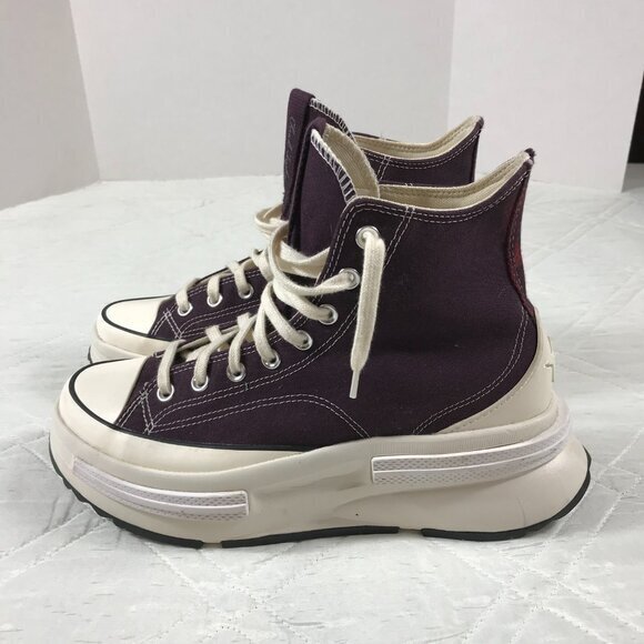 Converse Run‎ Star Legacy CX Hi Sneaker dark purple / brown size 9/10.5 - Picture 2 of 10